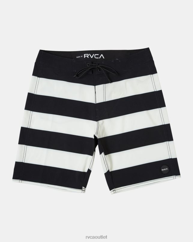 Bottoms V84B1015 black/white RVCA Unisex VA Boardshorts 19