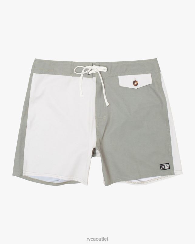 Bottoms V84B1031 aloe RVCA Unisex Edgewood Hemp Boardshorts 16