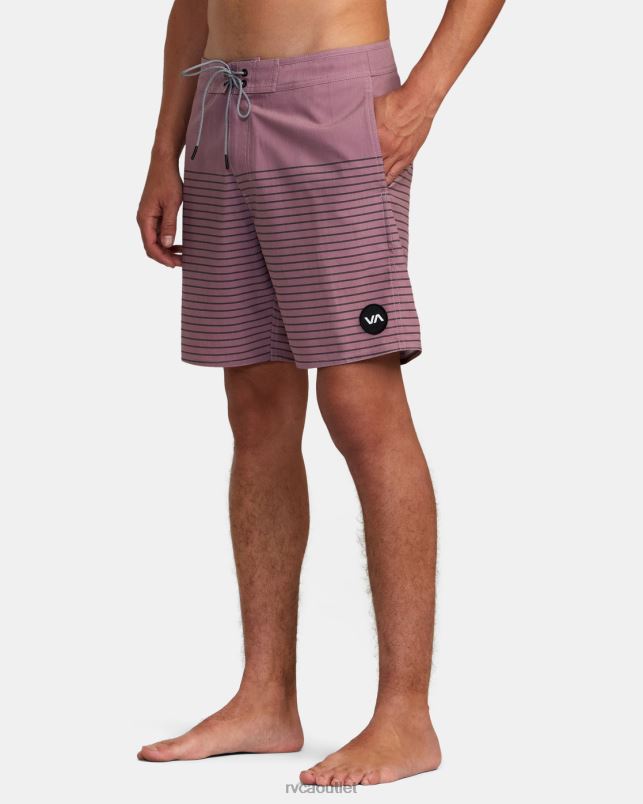 Bottoms V84B1072 lavender RVCA Unisex Curren Boardshorts 18