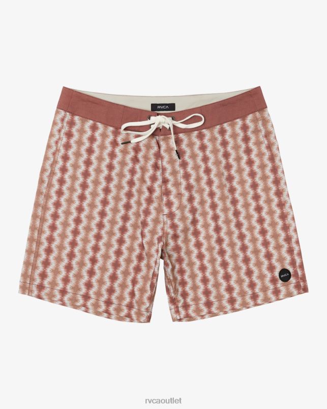 Bottoms V84B128 cinnabar RVCA Unisex Brookes Boardshorts16