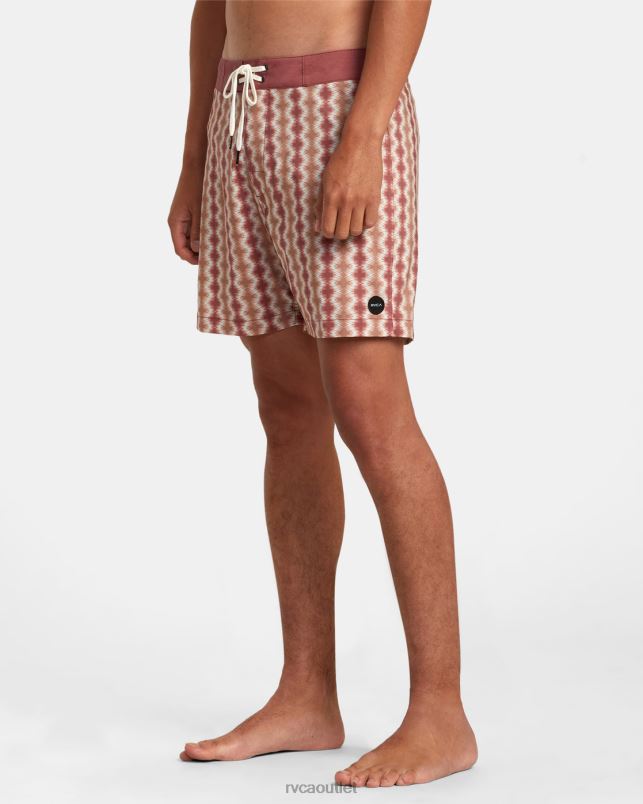 Bottoms V84B128 cinnabar RVCA Unisex Brookes Boardshorts16