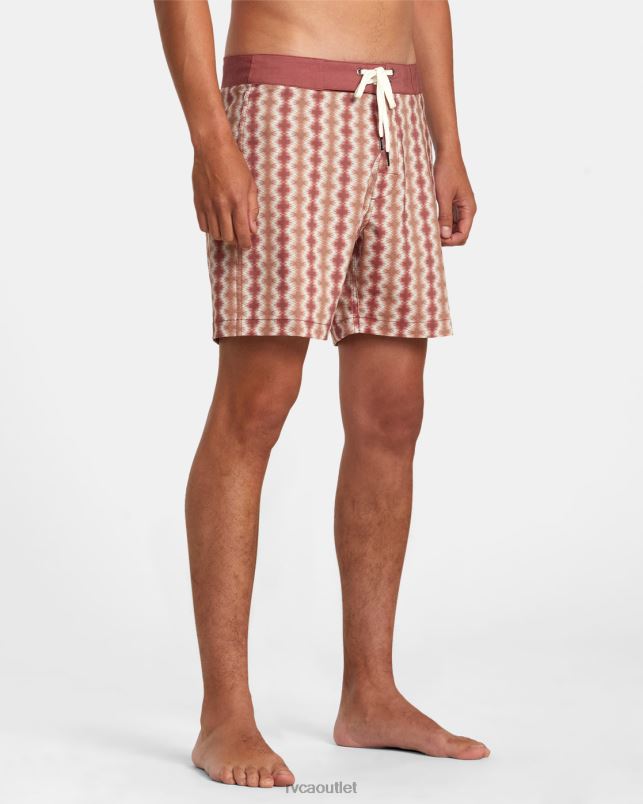 Bottoms V84B128 cinnabar RVCA Unisex Brookes Boardshorts16