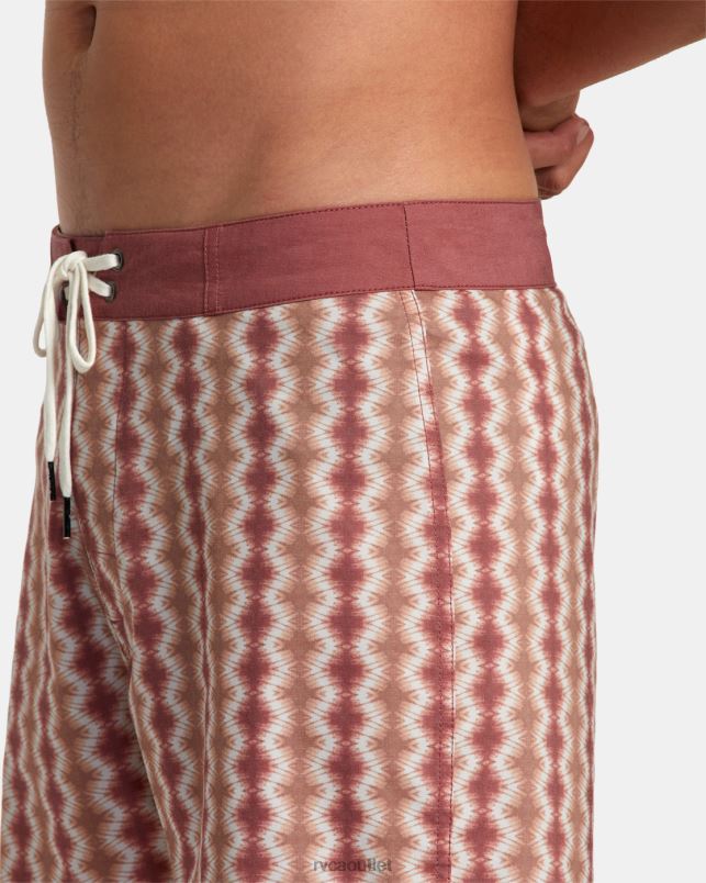 Bottoms V84B128 cinnabar RVCA Unisex Brookes Boardshorts16