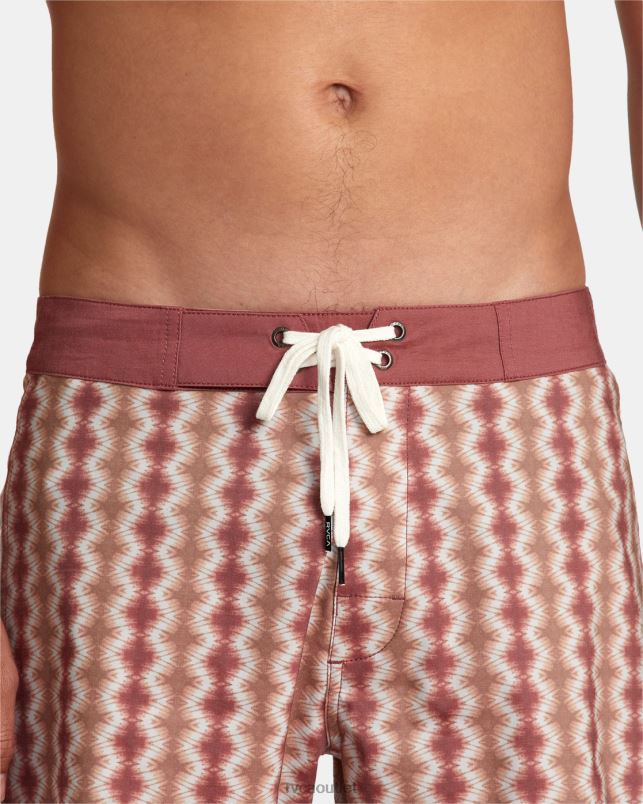 Bottoms V84B128 cinnabar RVCA Unisex Brookes Boardshorts16
