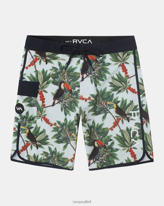 Bottoms V84B181 green tea RVCA Unisex Eastern Boardshorts 20