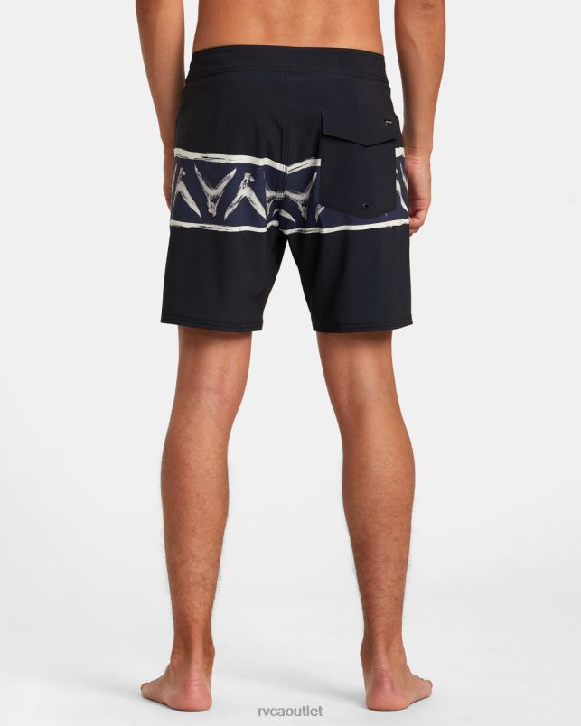 Bottoms V84B189 black RVCA Unisex Hawaii Legend And Mana Boardshorts 18