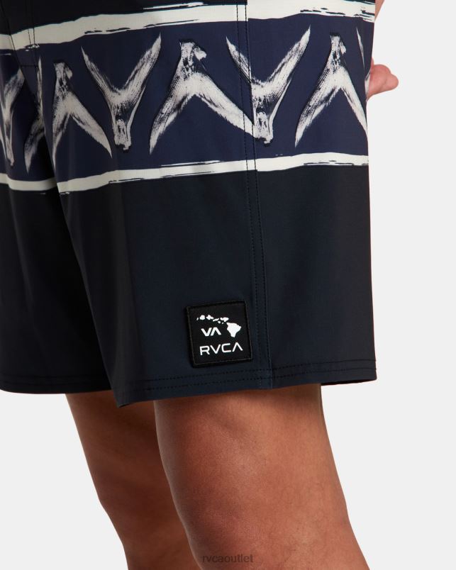 Bottoms V84B189 black RVCA Unisex Hawaii Legend And Mana Boardshorts 18