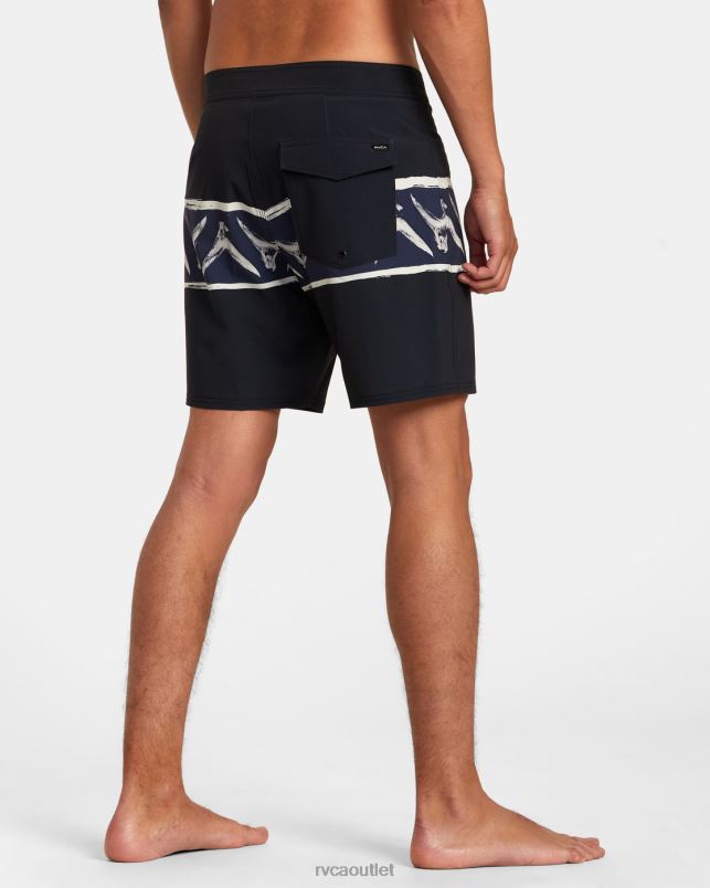 Bottoms V84B189 black RVCA Unisex Hawaii Legend And Mana Boardshorts 18