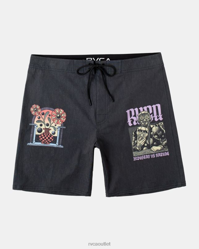 Bottoms V84B231 black RVCA Unisex Martin Ander Boardshorts18