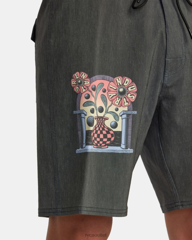 Bottoms V84B231 black RVCA Unisex Martin Ander Boardshorts18