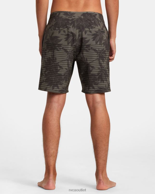 Bottoms V84B268 olive RVCA Unisex Curren Boardshorts 18