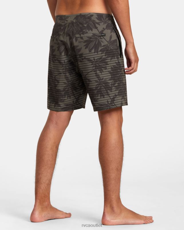 Bottoms V84B268 olive RVCA Unisex Curren Boardshorts 18