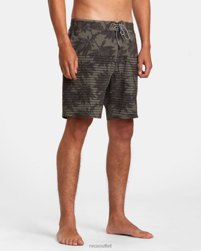 Bottoms V84B268 olive RVCA Unisex Curren Boardshorts 18