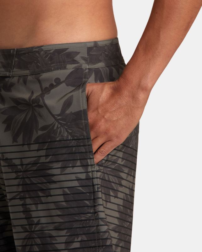 Bottoms V84B268 olive RVCA Unisex Curren Boardshorts 18