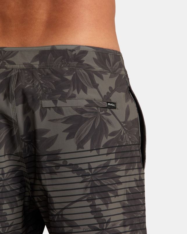 Bottoms V84B268 olive RVCA Unisex Curren Boardshorts 18