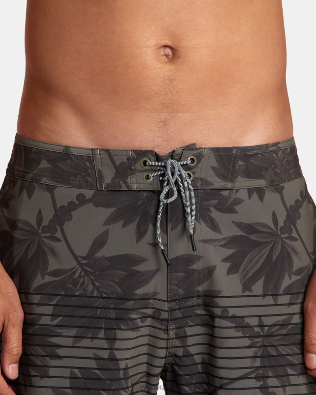 Bottoms V84B268 olive RVCA Unisex Curren Boardshorts 18
