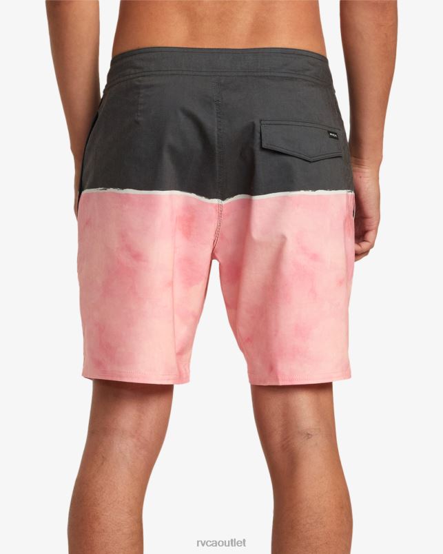 Bottoms V84B280 flamingo RVCA Unisex County Boardshorts 18