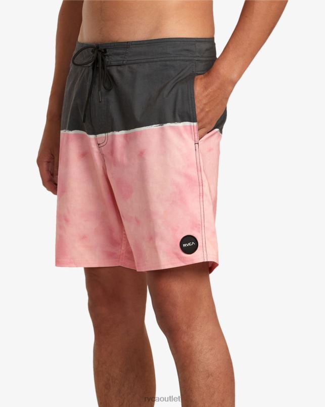 Bottoms V84B280 flamingo RVCA Unisex County Boardshorts 18