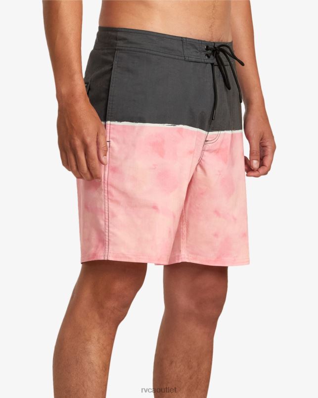 Bottoms V84B280 flamingo RVCA Unisex County Boardshorts 18