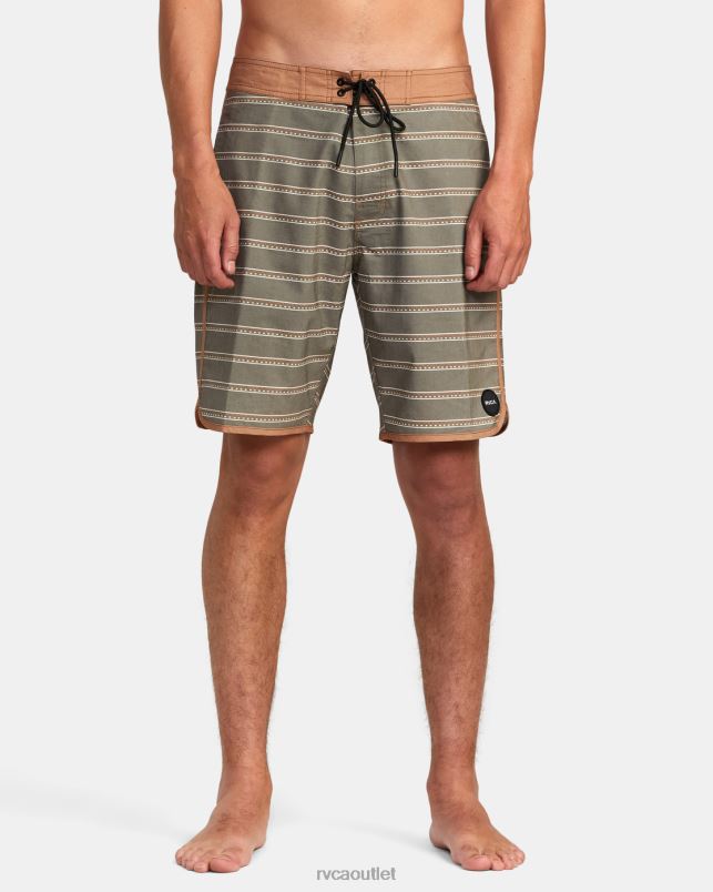 Bottoms V84B321 fatigue RVCA Unisex Arch Boardshorts 19