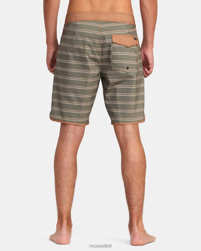 Bottoms V84B321 fatigue RVCA Unisex Arch Boardshorts 19