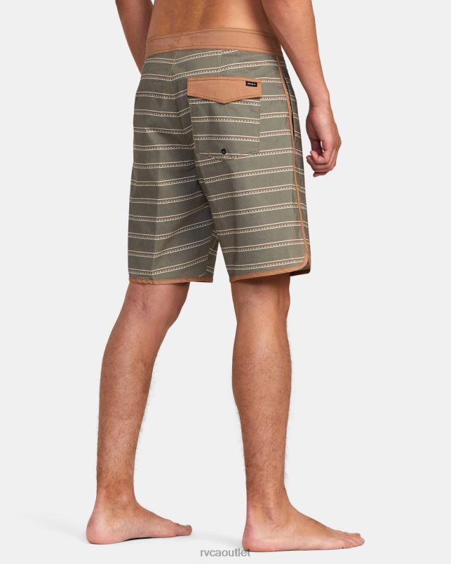 Bottoms V84B321 fatigue RVCA Unisex Arch Boardshorts 19