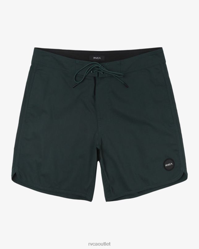 Bottoms V84B325 hunter green RVCA Unisex Freeport Boardshorts16