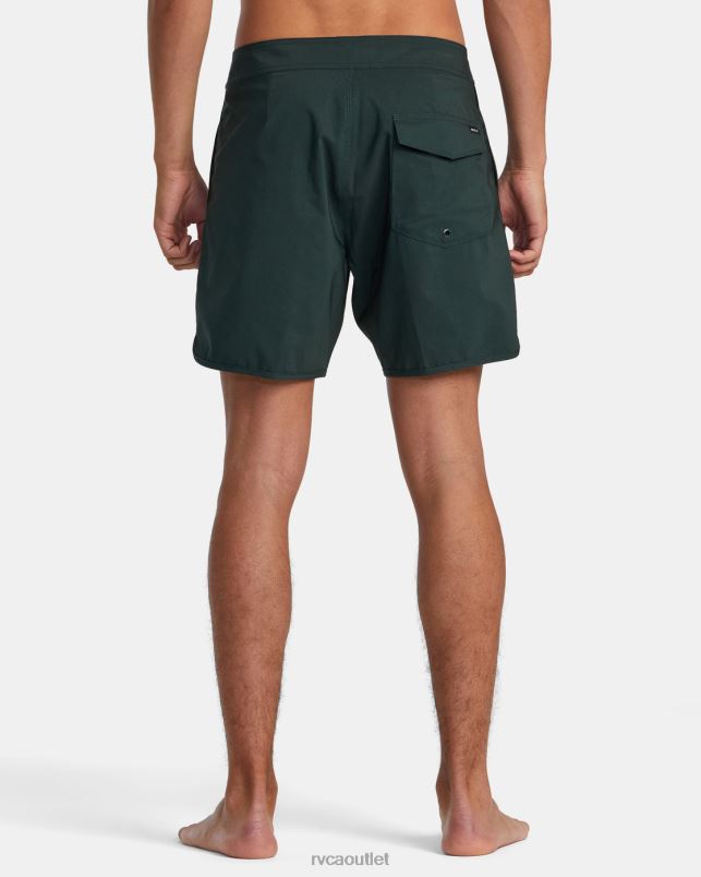 Bottoms V84B325 hunter green RVCA Unisex Freeport Boardshorts16
