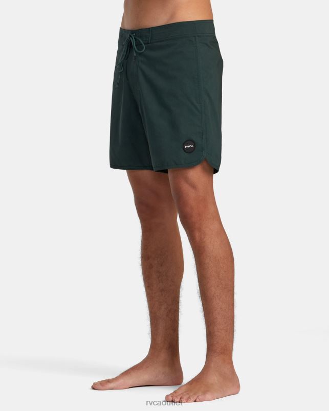 Bottoms V84B325 hunter green RVCA Unisex Freeport Boardshorts16