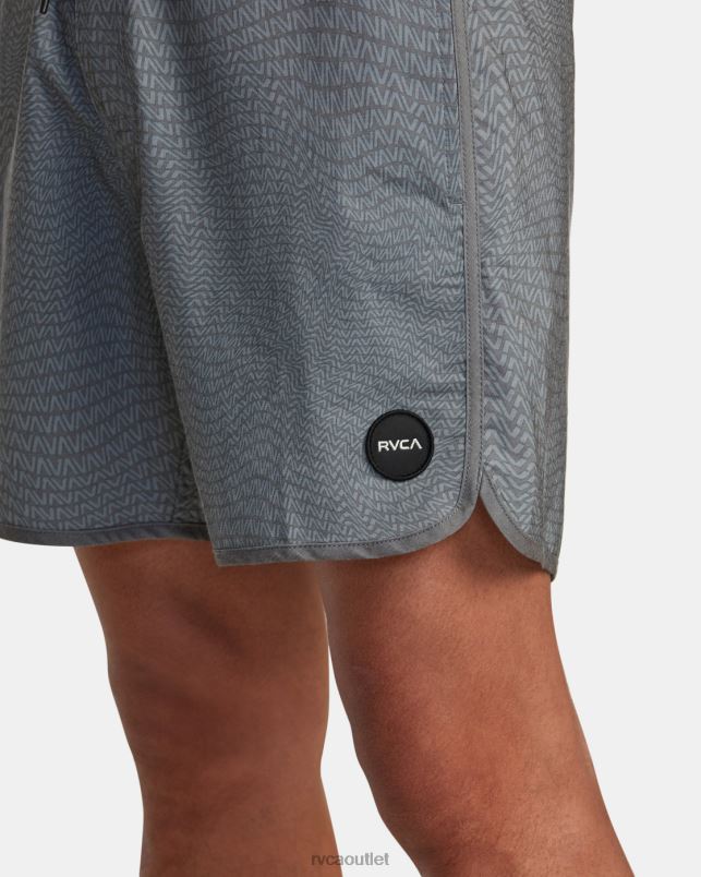 Bottoms V84B326 black RVCA Unisex Freeport Boardshorts16