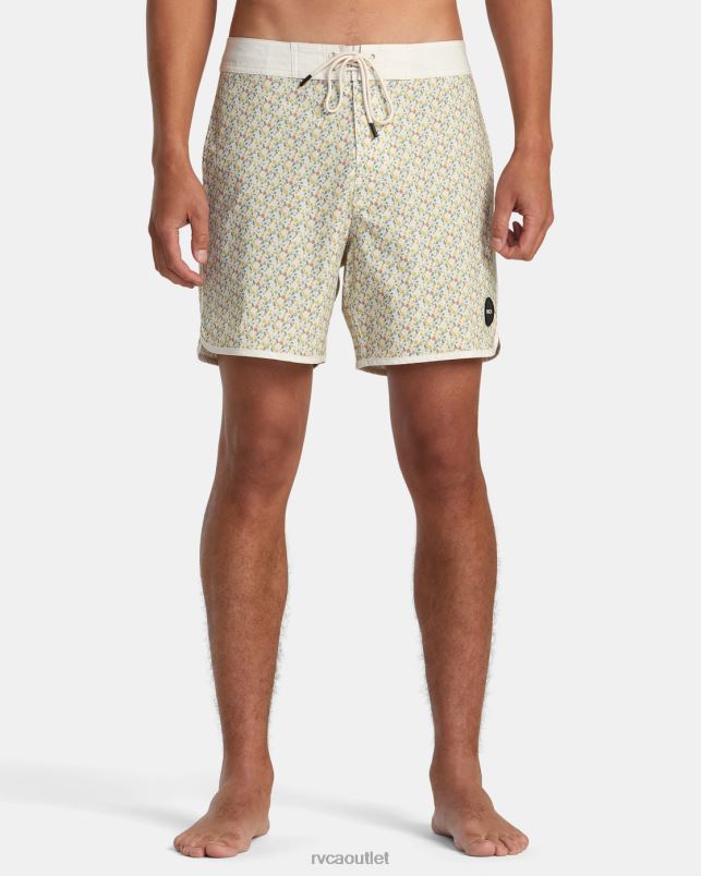 Bottoms V84B331 marshmallow RVCA Unisex Freeport Boardshorts16