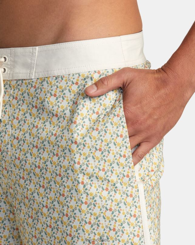 Bottoms V84B331 marshmallow RVCA Unisex Freeport Boardshorts16