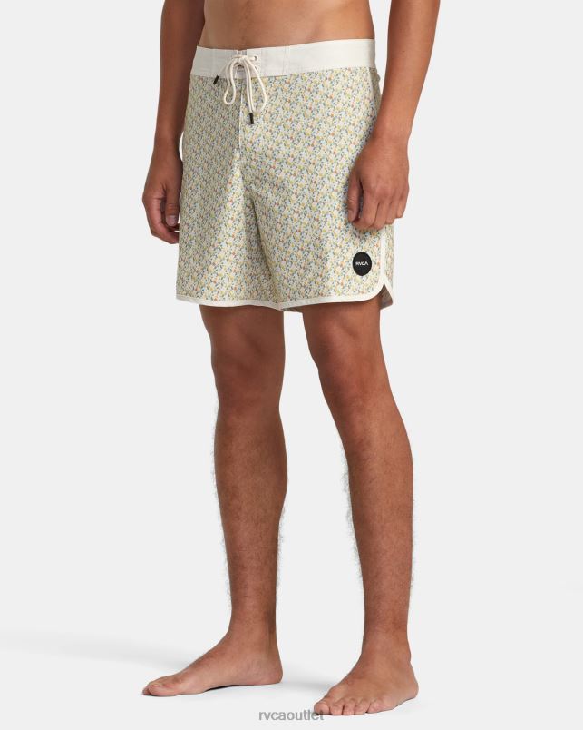 Bottoms V84B331 marshmallow RVCA Unisex Freeport Boardshorts16