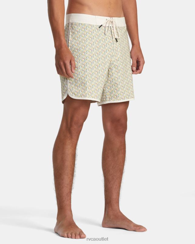 Bottoms V84B331 marshmallow RVCA Unisex Freeport Boardshorts16