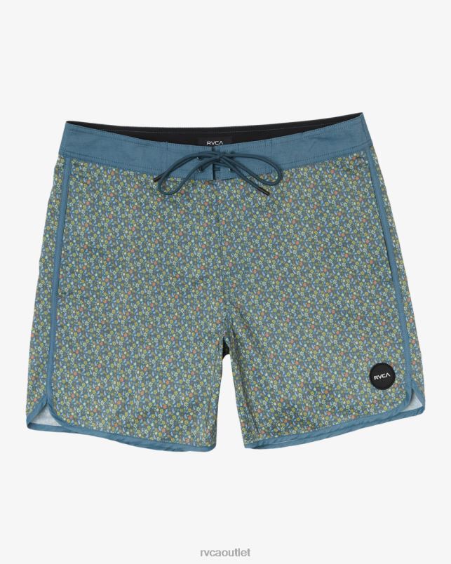 Bottoms V84B334 duck blue RVCA Unisex Freeport Boardshorts16