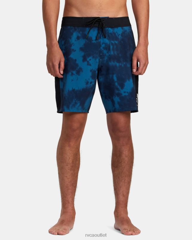 Bottoms V84B354 blue tie dye RVCA Unisex Apex Boardshorts 18