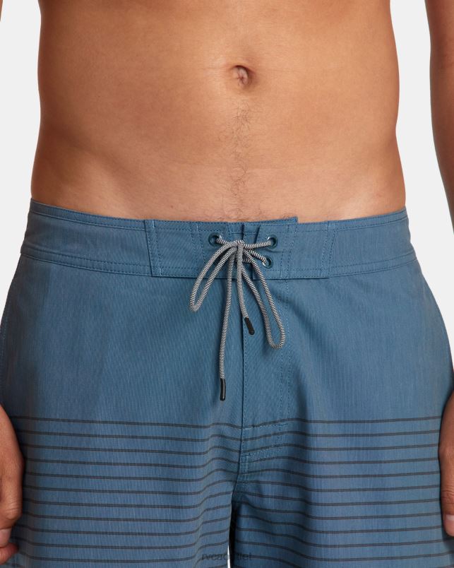 Bottoms V84B384 duck blue RVCA Unisex Curren Boardshorts 18