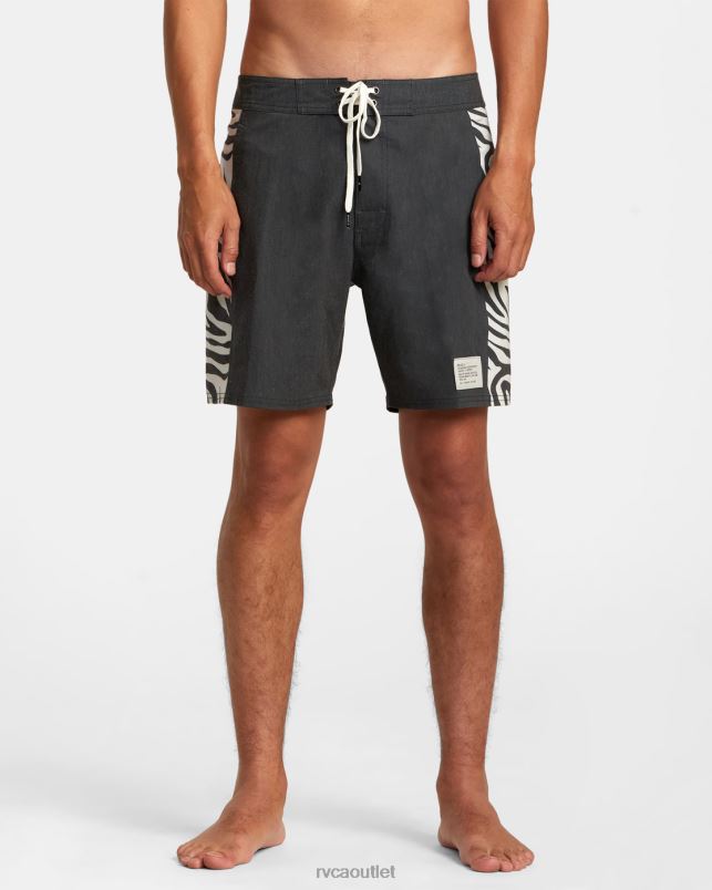 Bottoms V84B41 black RVCA Unisex Bali Boardshorts17