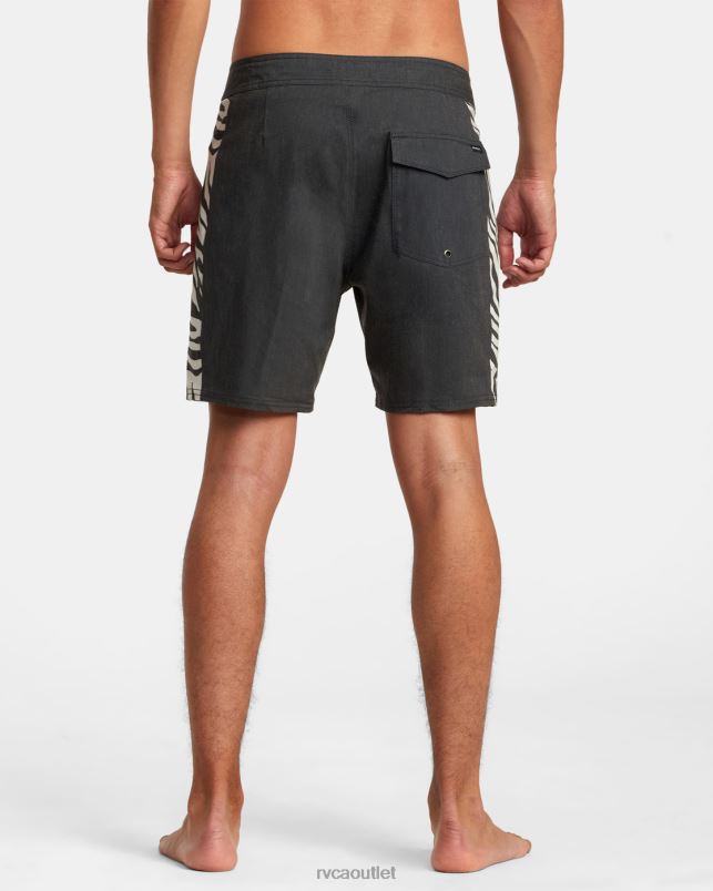 Bottoms V84B41 black RVCA Unisex Bali Boardshorts17