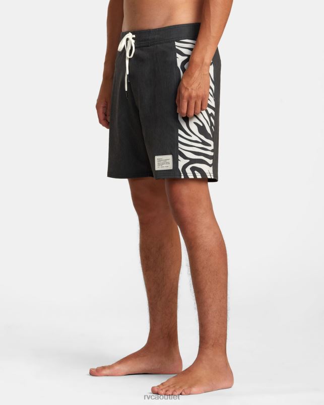 Bottoms V84B41 black RVCA Unisex Bali Boardshorts17