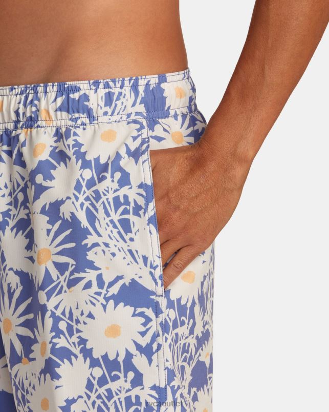 Bottoms V84B444 coast RVCA Unisex VA Pigment Elastic Waist Boardshorts 17