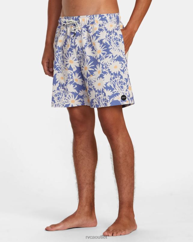 Bottoms V84B444 coast RVCA Unisex VA Pigment Elastic Waist Boardshorts 17