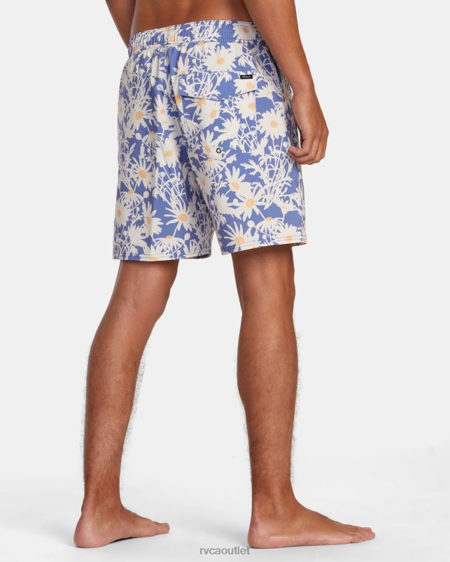 Bottoms V84B444 coast RVCA Unisex VA Pigment Elastic Waist Boardshorts 17