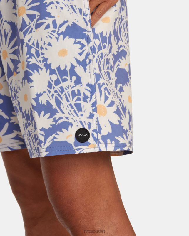 Bottoms V84B444 coast RVCA Unisex VA Pigment Elastic Waist Boardshorts 17