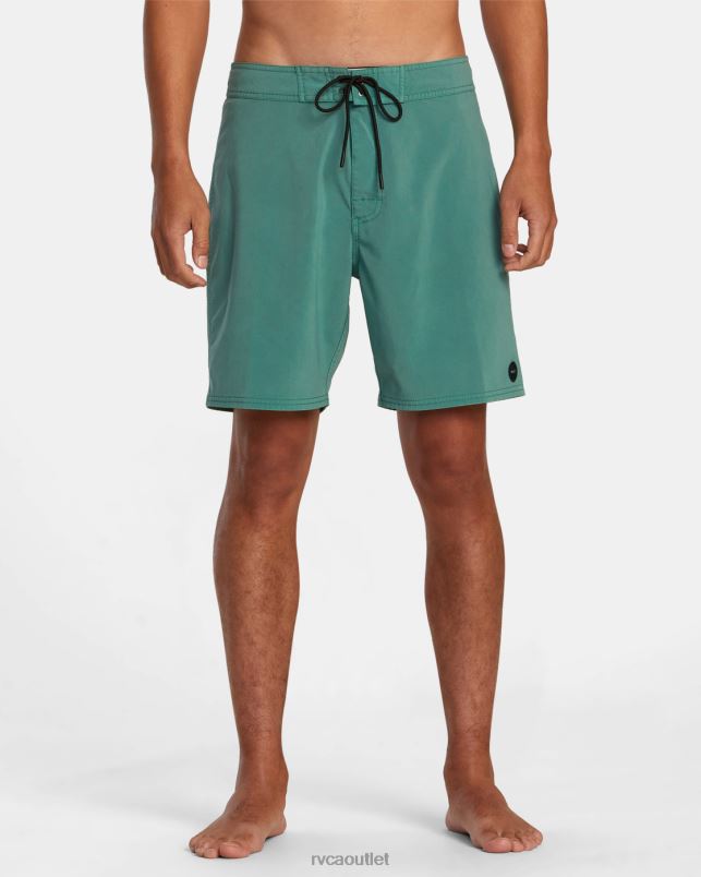 Bottoms V84B449 evergreen RVCA Unisex VA Pigment Boardshorts 18