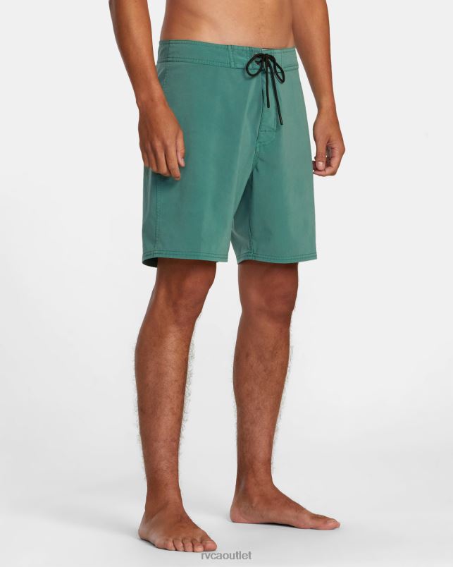 Bottoms V84B449 evergreen RVCA Unisex VA Pigment Boardshorts 18