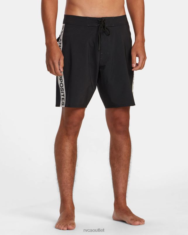 Bottoms V84B494 black 2 RVCA Unisex Apex Boardshorts 18