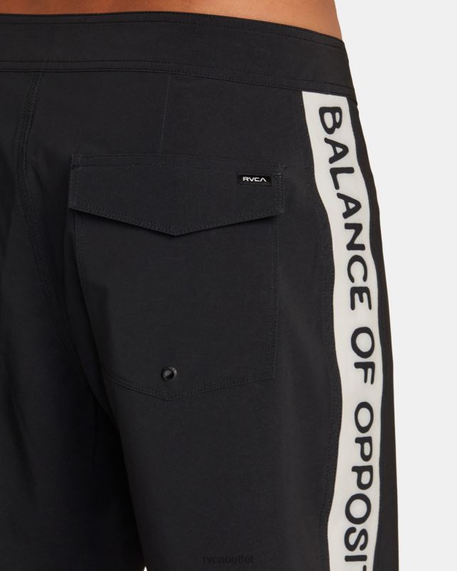 Bottoms V84B494 black 2 RVCA Unisex Apex Boardshorts 18