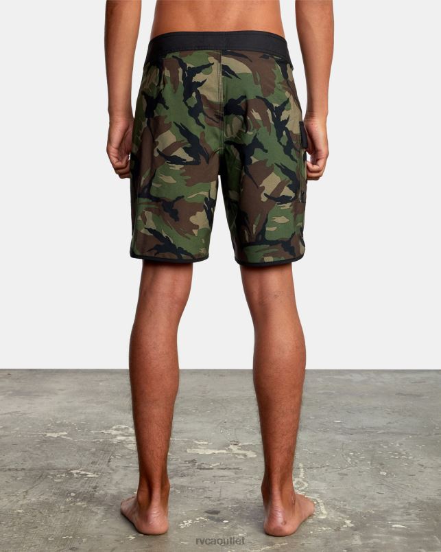 Bottoms V84B592 woodland camo RVCA Unisex Eastern Boardshorts 18