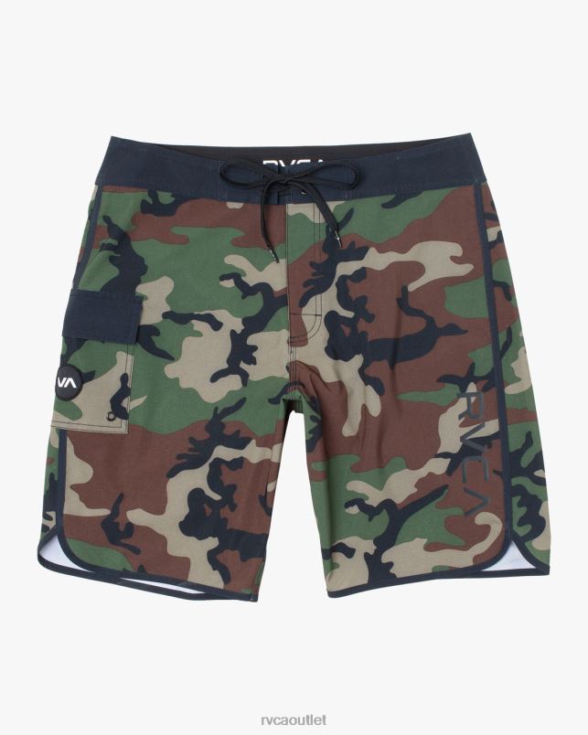 Bottoms V84B611 woodland camo RVCA Unisex Eastern Boardshorts 20